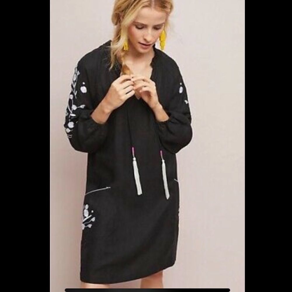 NWT Dolan Ivanhoe boho mini dress. Size XS